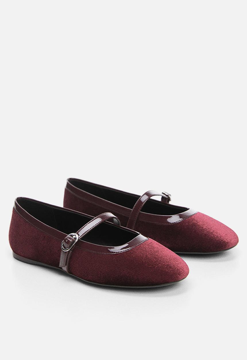 MANGO - Bella pump - dark red