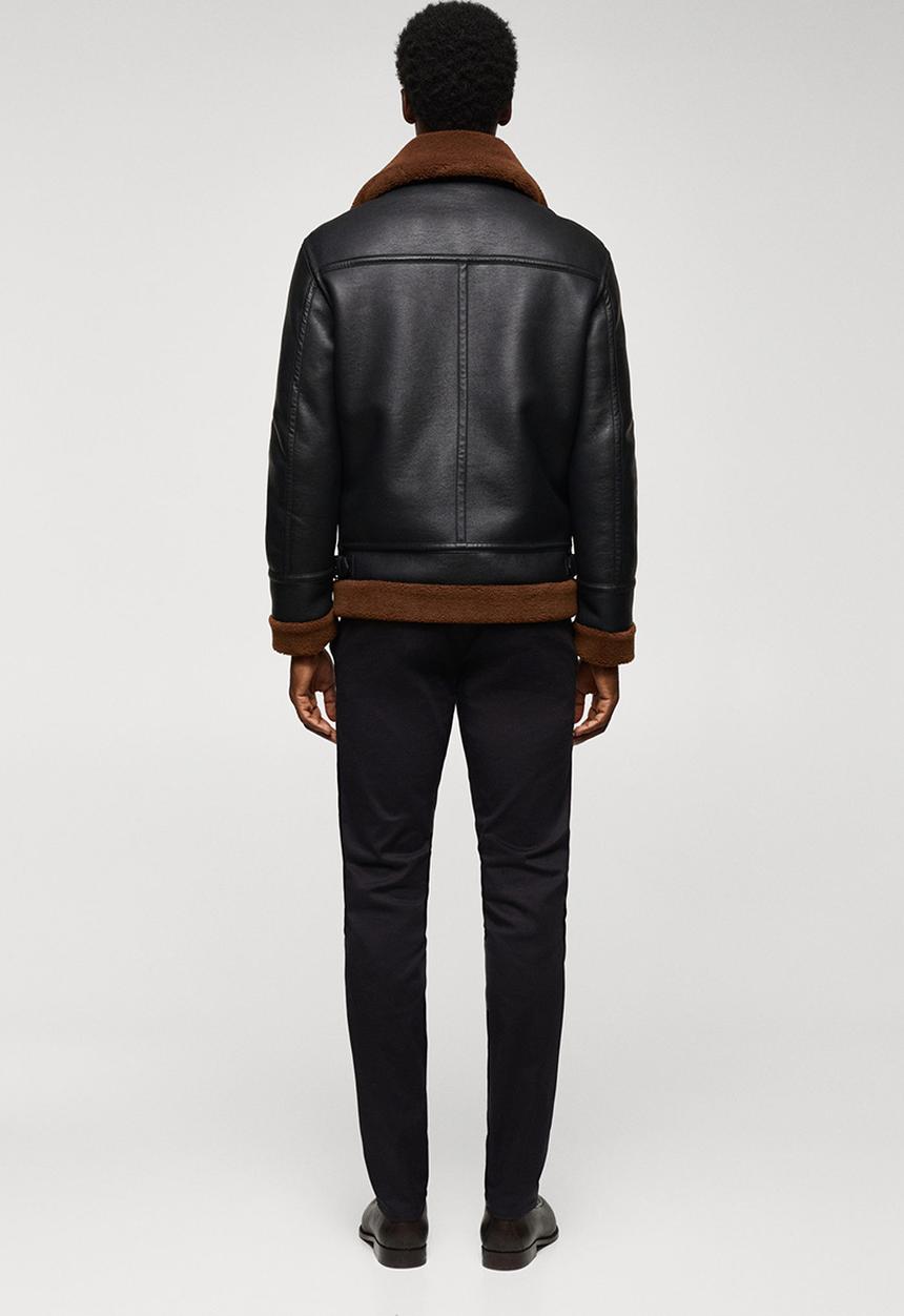 MANGO - Jacket krawitz - black