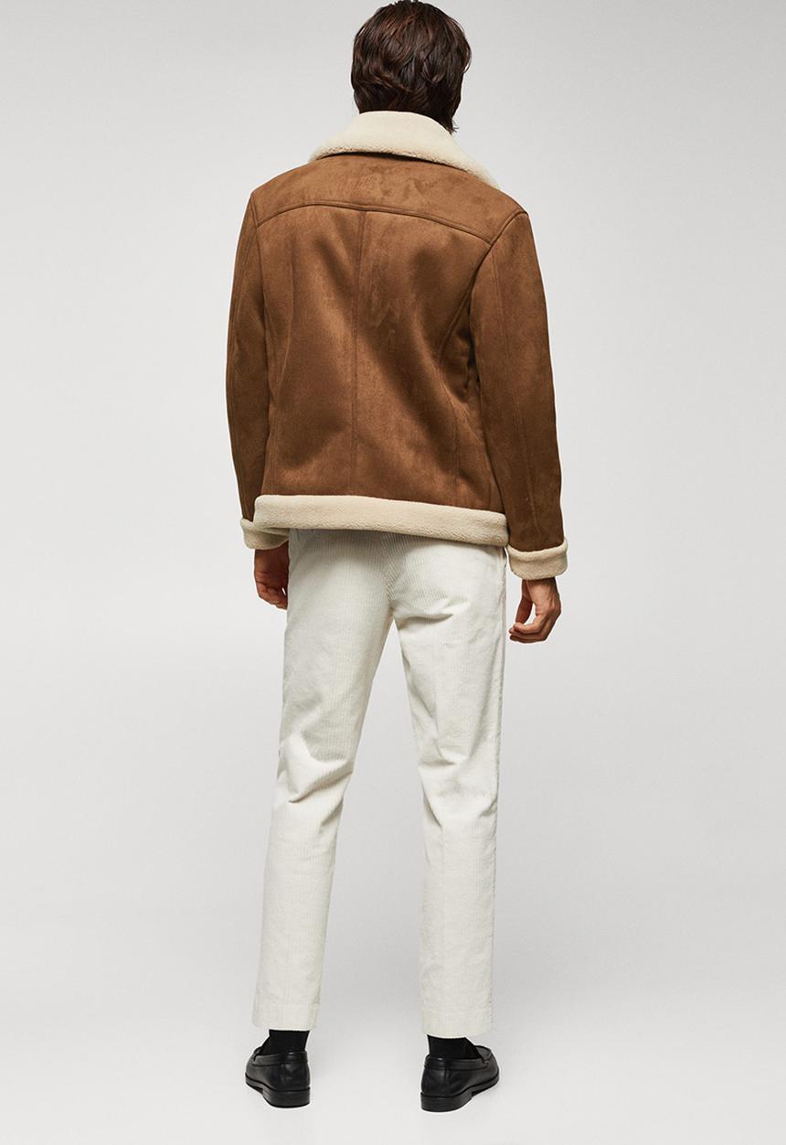 MANGO - Jacket nestor - dark brown