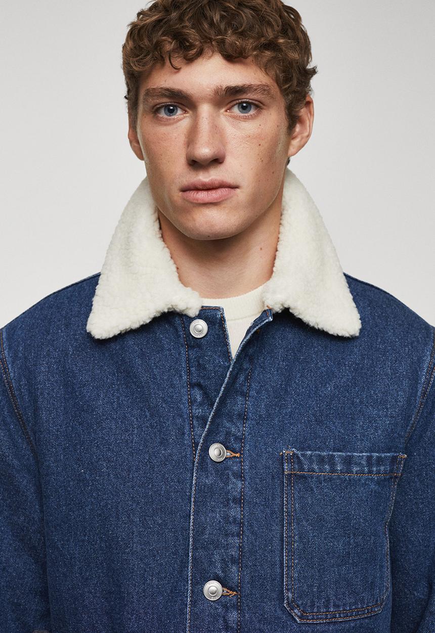 MANGO - Jacket union - blue