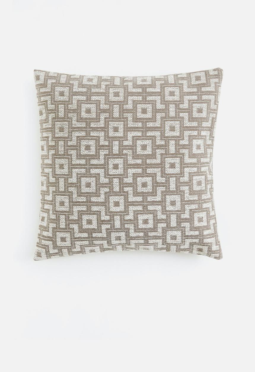 H&M - Jacquard-weave cushion cover - beige