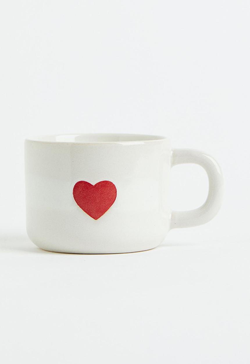 H&M - Stoneware cup - white