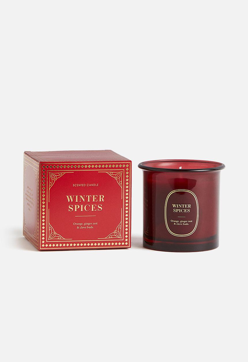 H&M - Small scented candle - red