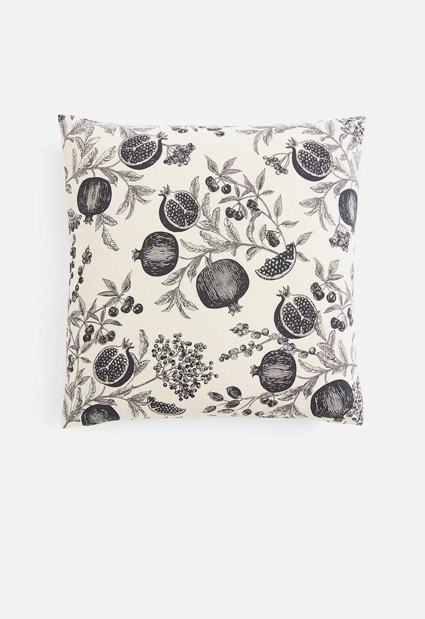 H&M - Patterned cushion cover - grey