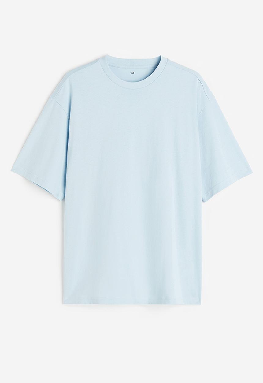 H&M - Relaxed fit t-shirt - light blue