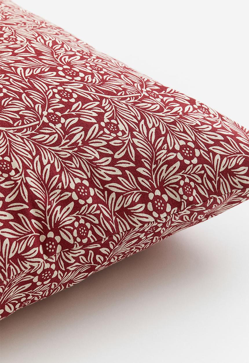 H&M - Patterned cushion cover - red