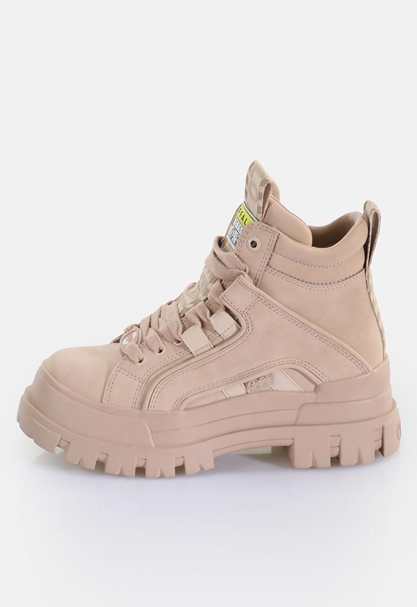BUFFALO - Aspha nc mid laceup - light pink
