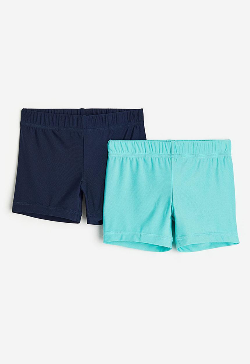 H&M - 2-Pack swimming trunks - turquoise & navy blue