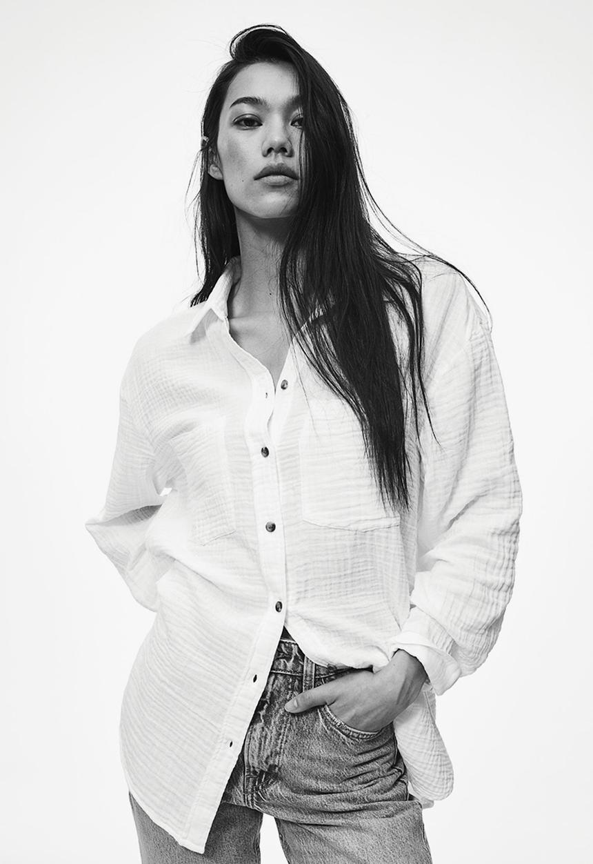 H&M - Cotton shirt - white