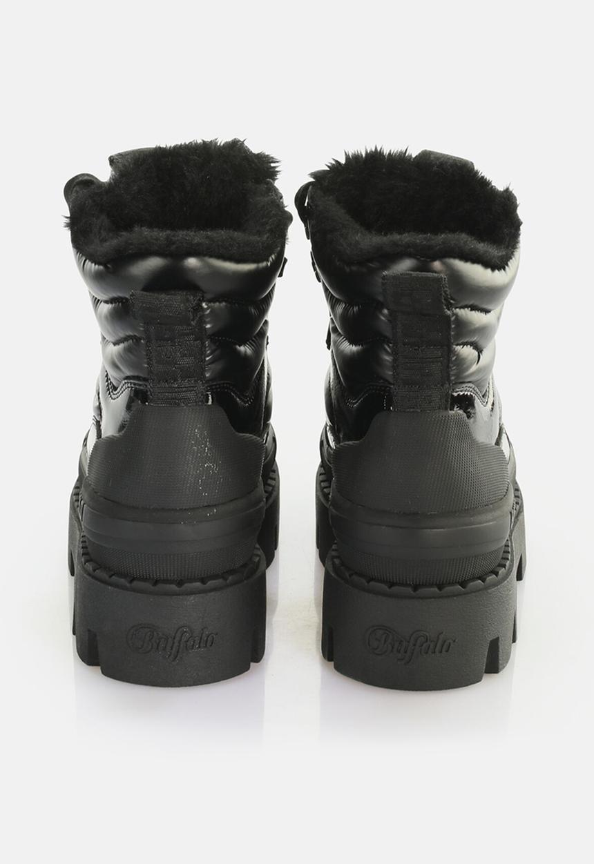 BUFFALO - Raven snow lace-up mid - black