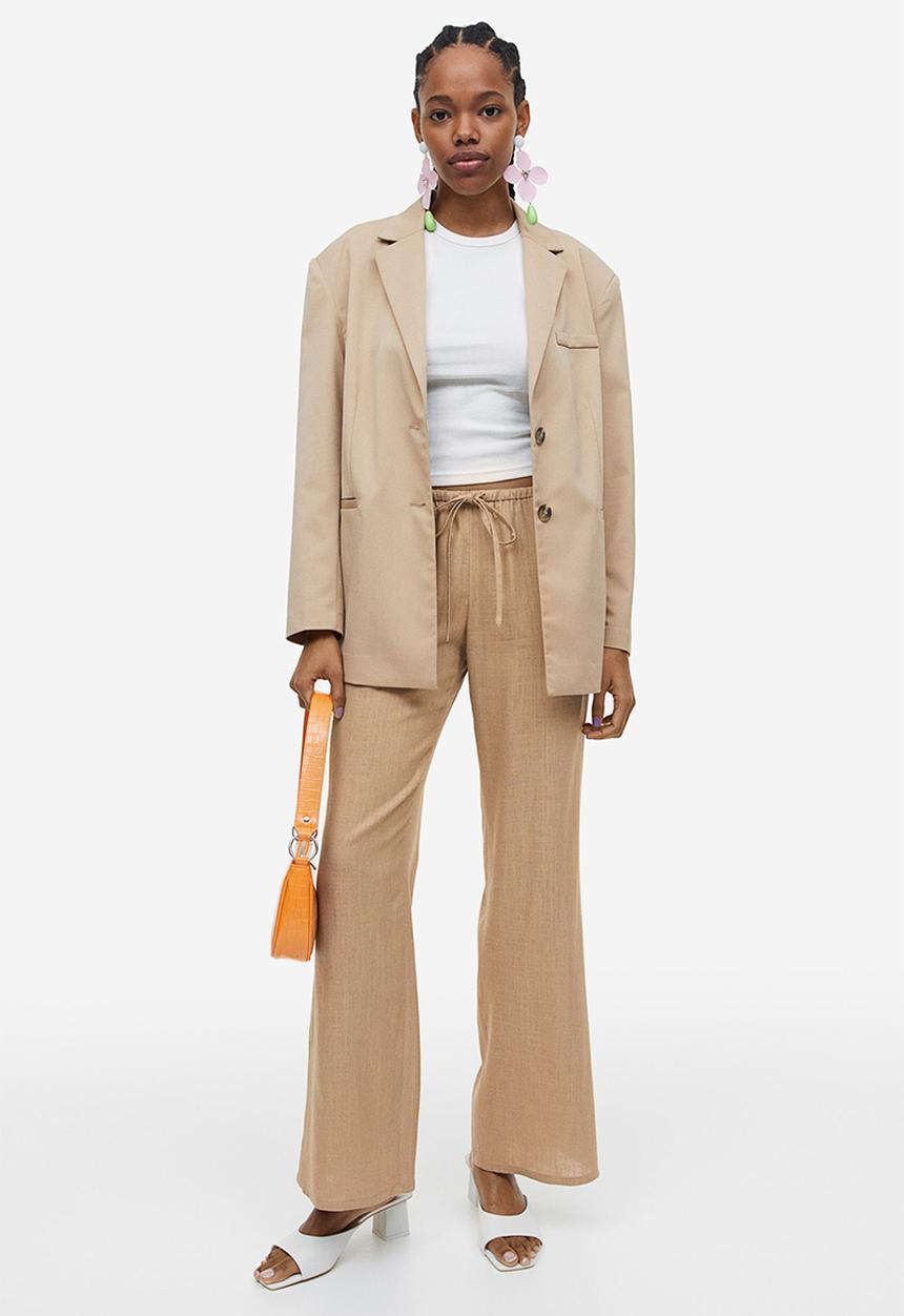 H&M - Wide trousers - beige