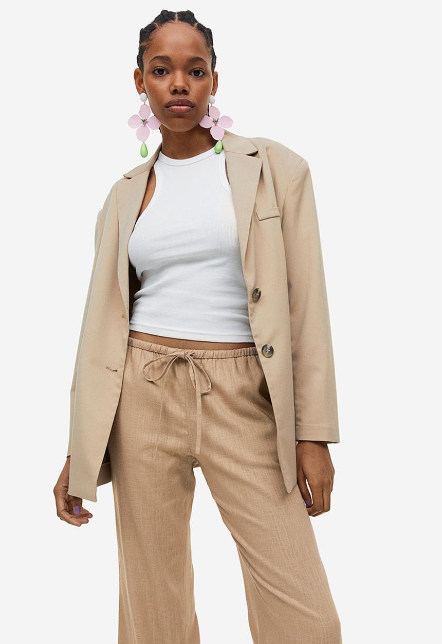 H&M - Wide trousers - beige