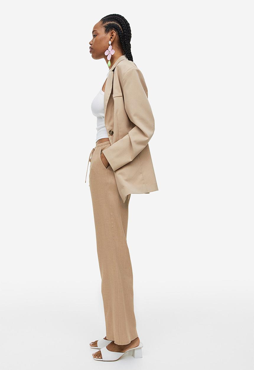 H&M - Wide trousers - beige
