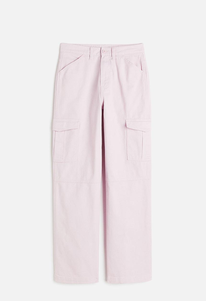 H&M - Twill cargo trousers - pink