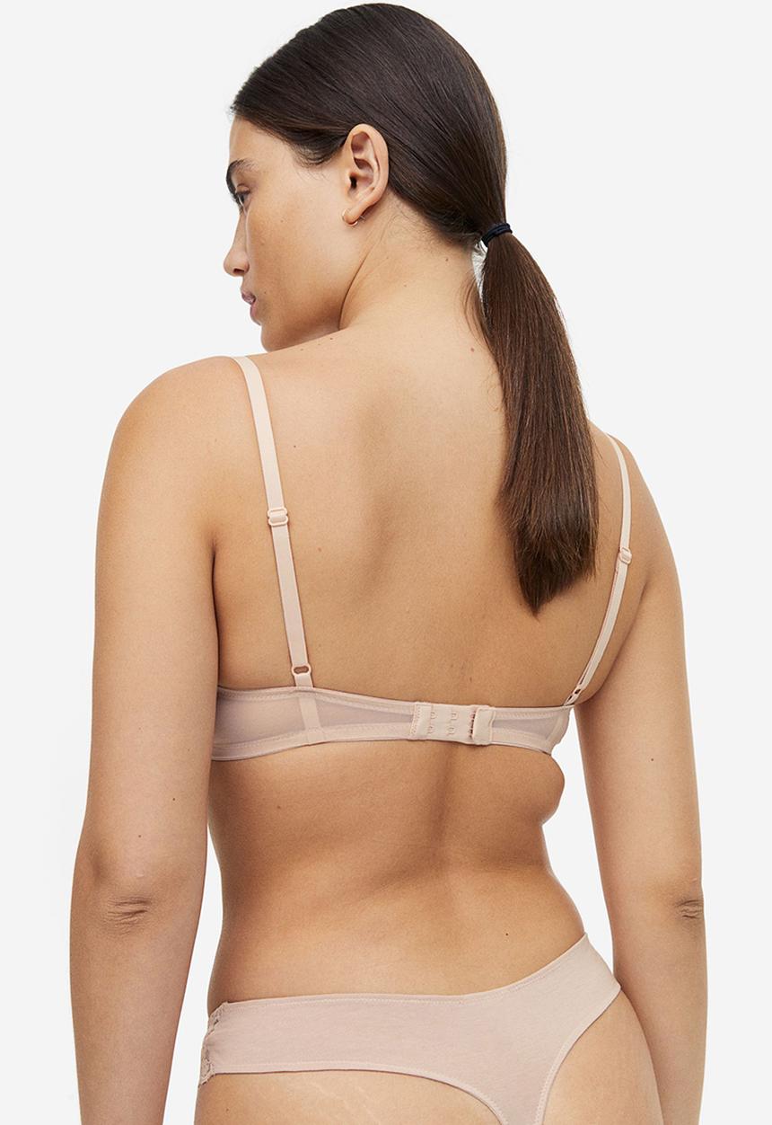 H&M - Push-up lace bra - pink