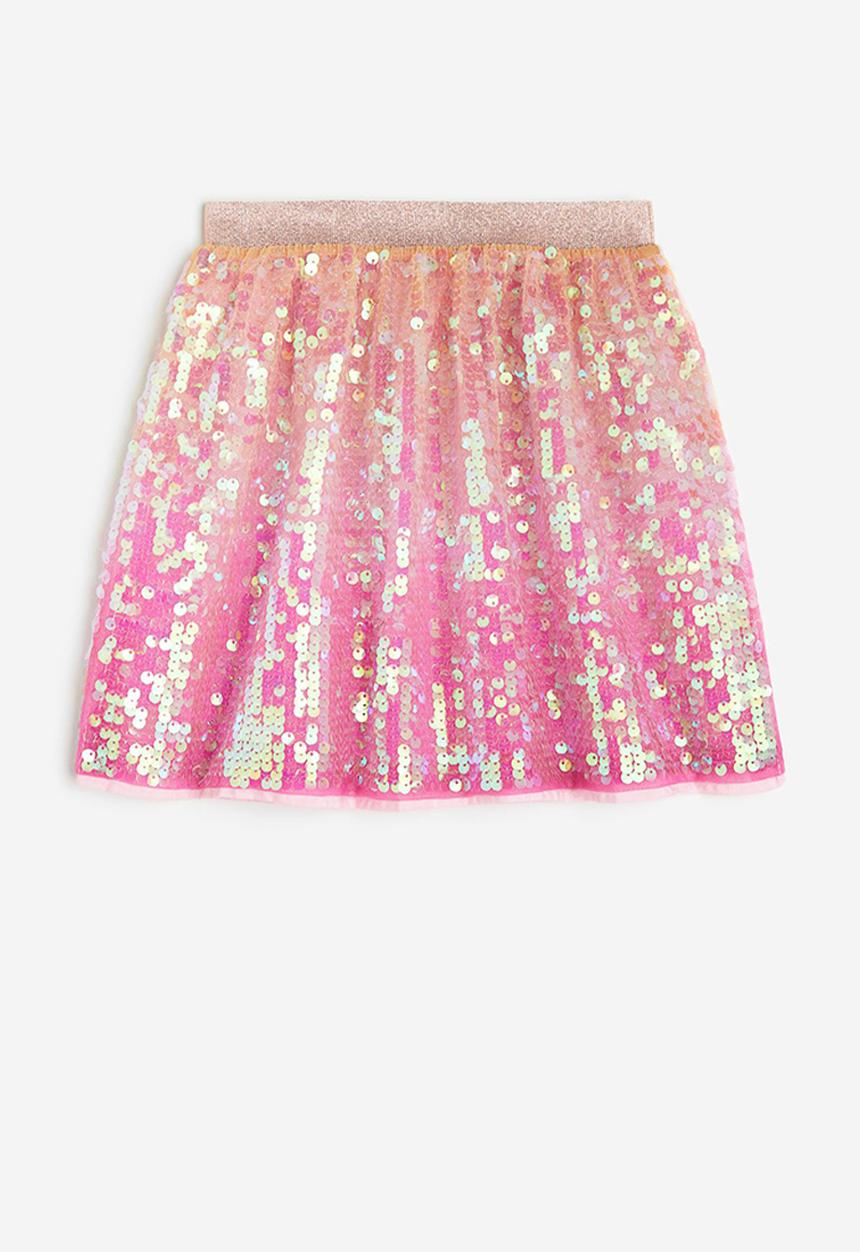 H&M - Sequined skirt - bright pink