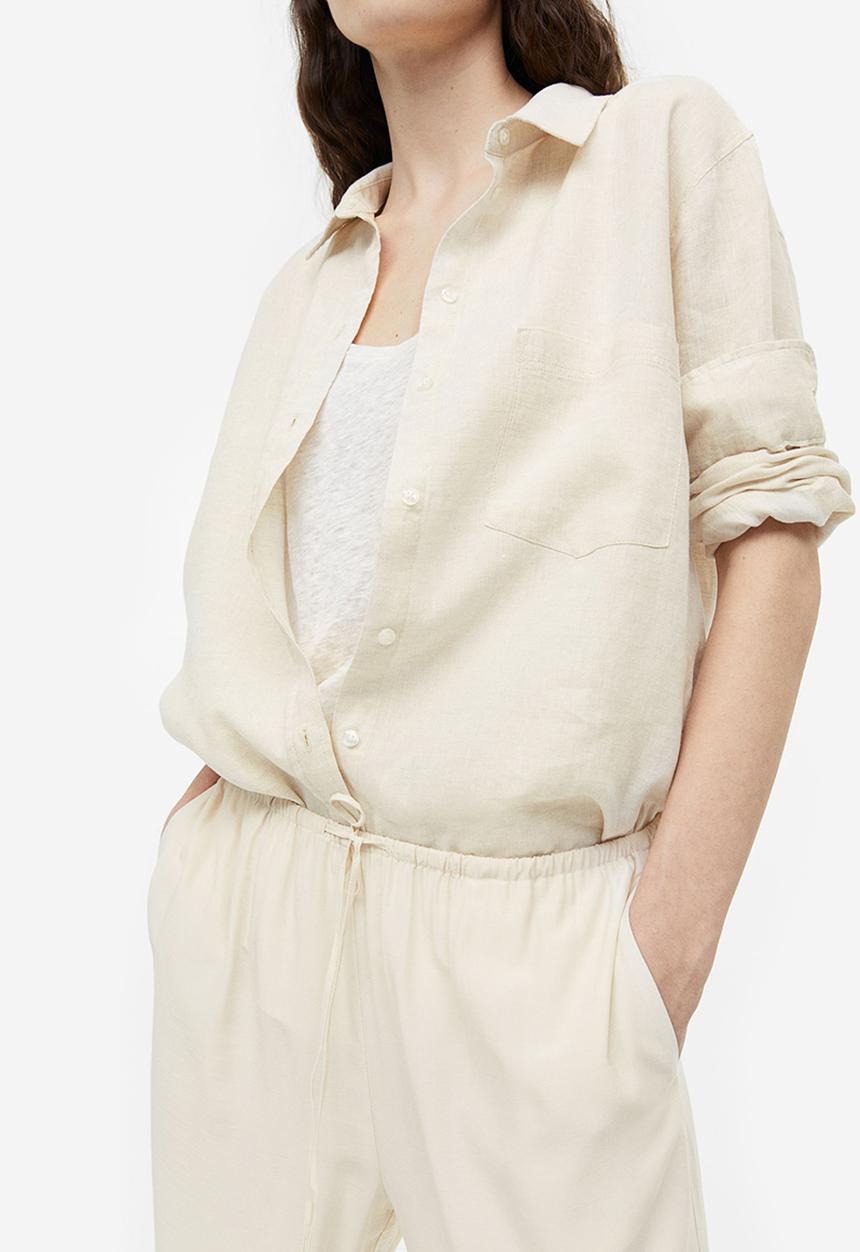 H&M - Wide trousers - beige