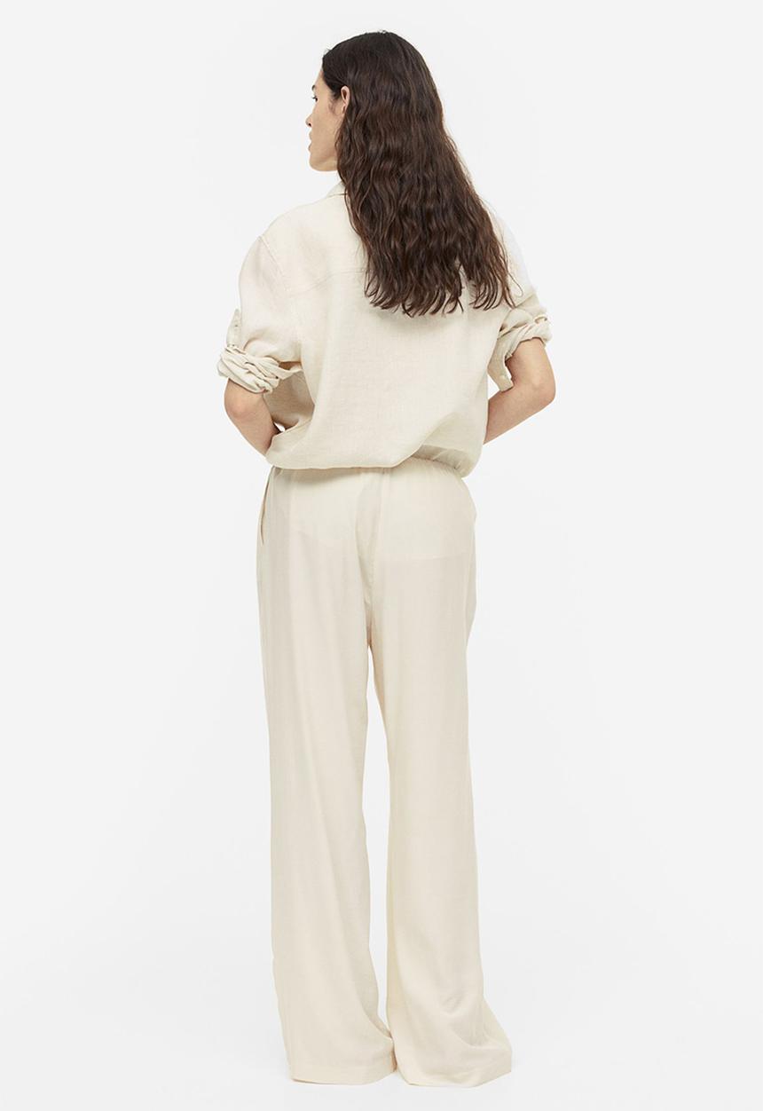H&M - Wide trousers - beige