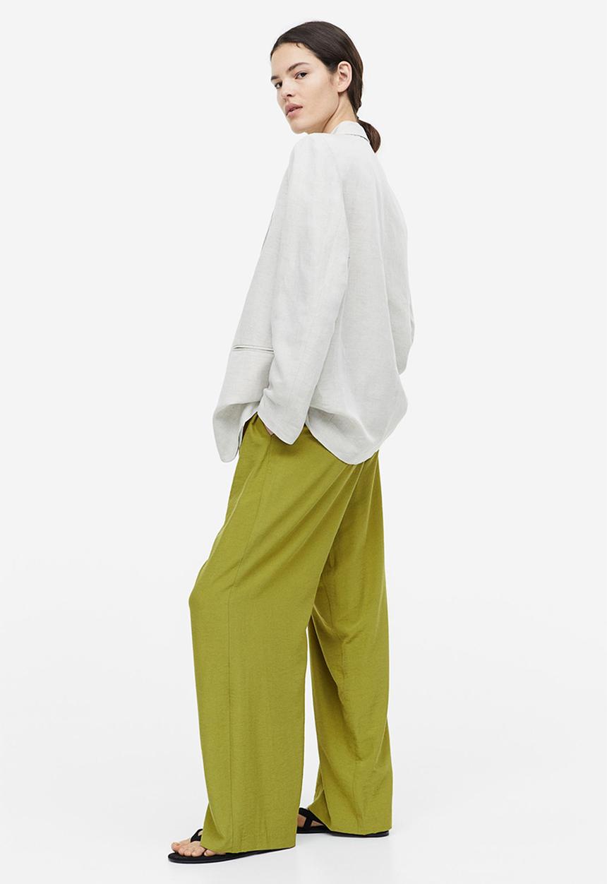 H&M - Wide trousers - green