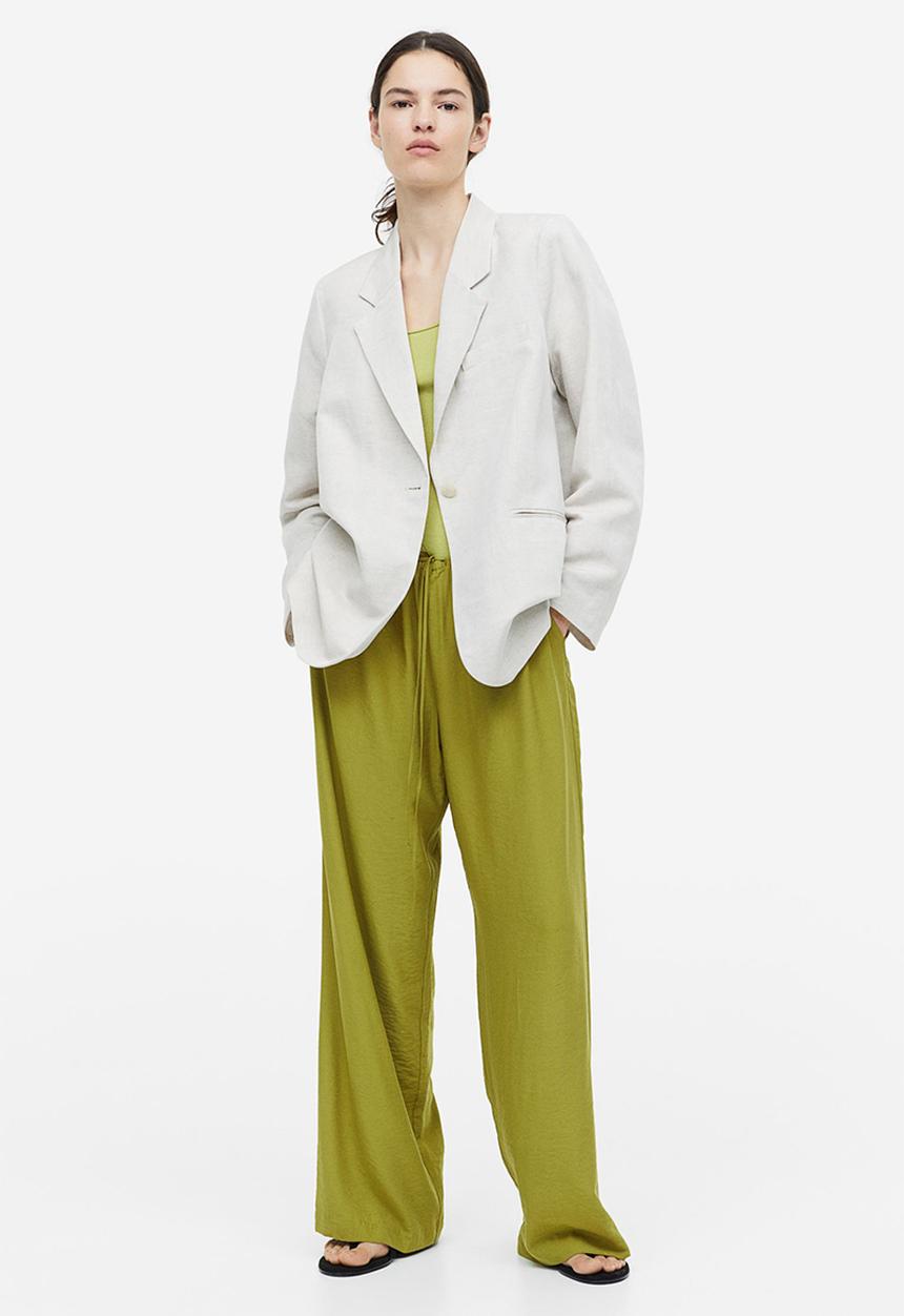 H&M - Wide trousers - green