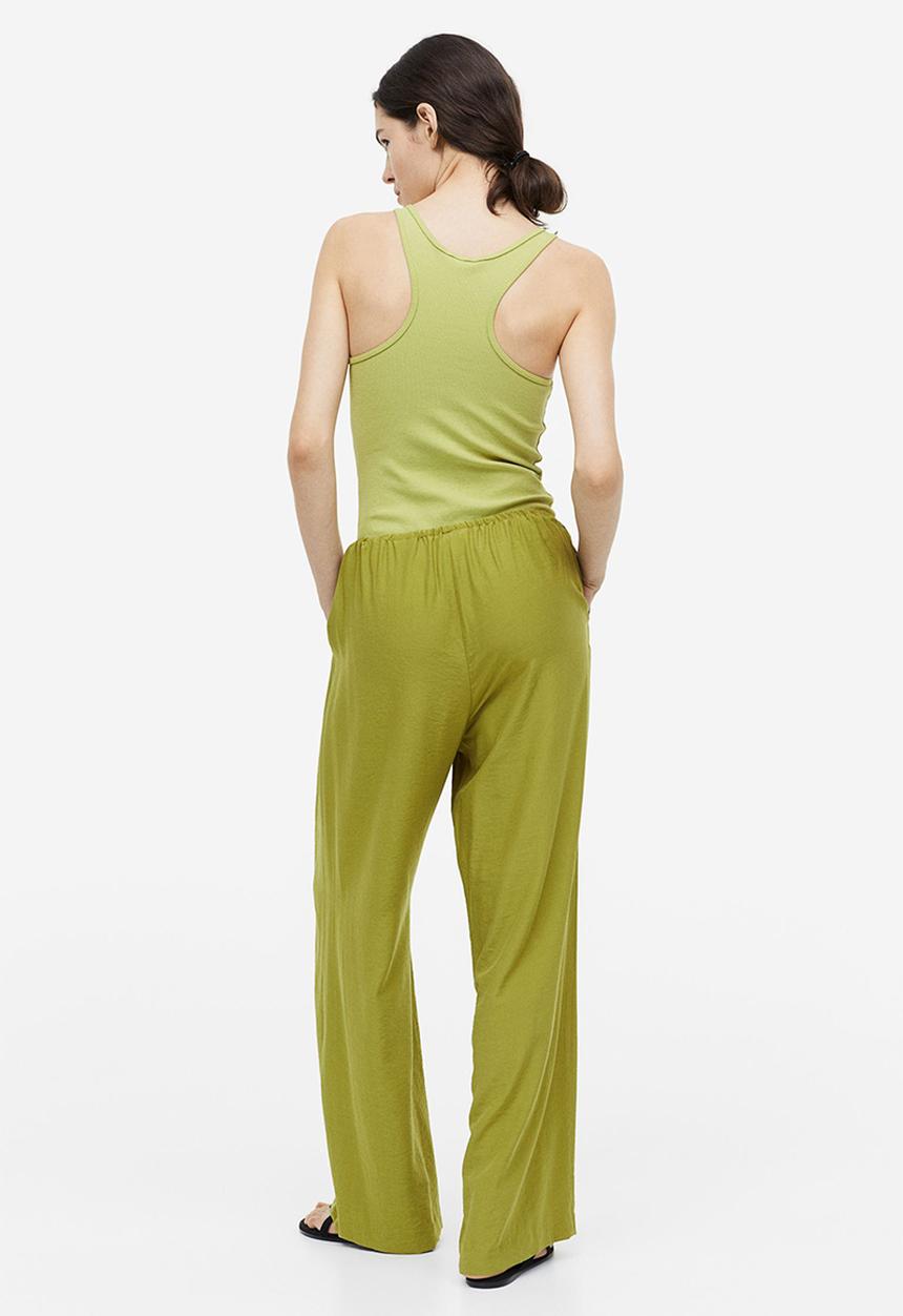 H&M - Wide trousers - green