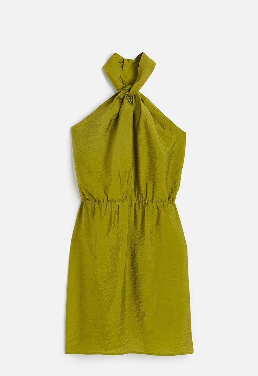 H&M - Halterneck dress - green