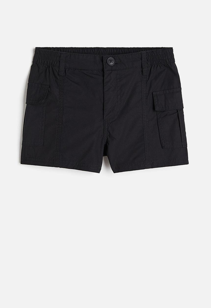 H&M - Cargo shorts - black
