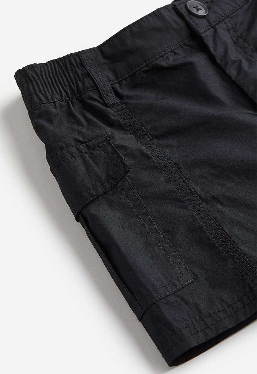 H&M - Cargo shorts - black