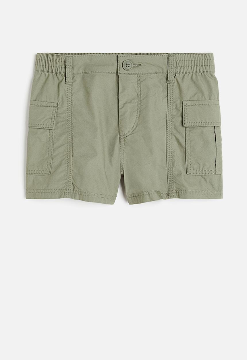 H&M - Cargo shorts - khaki green