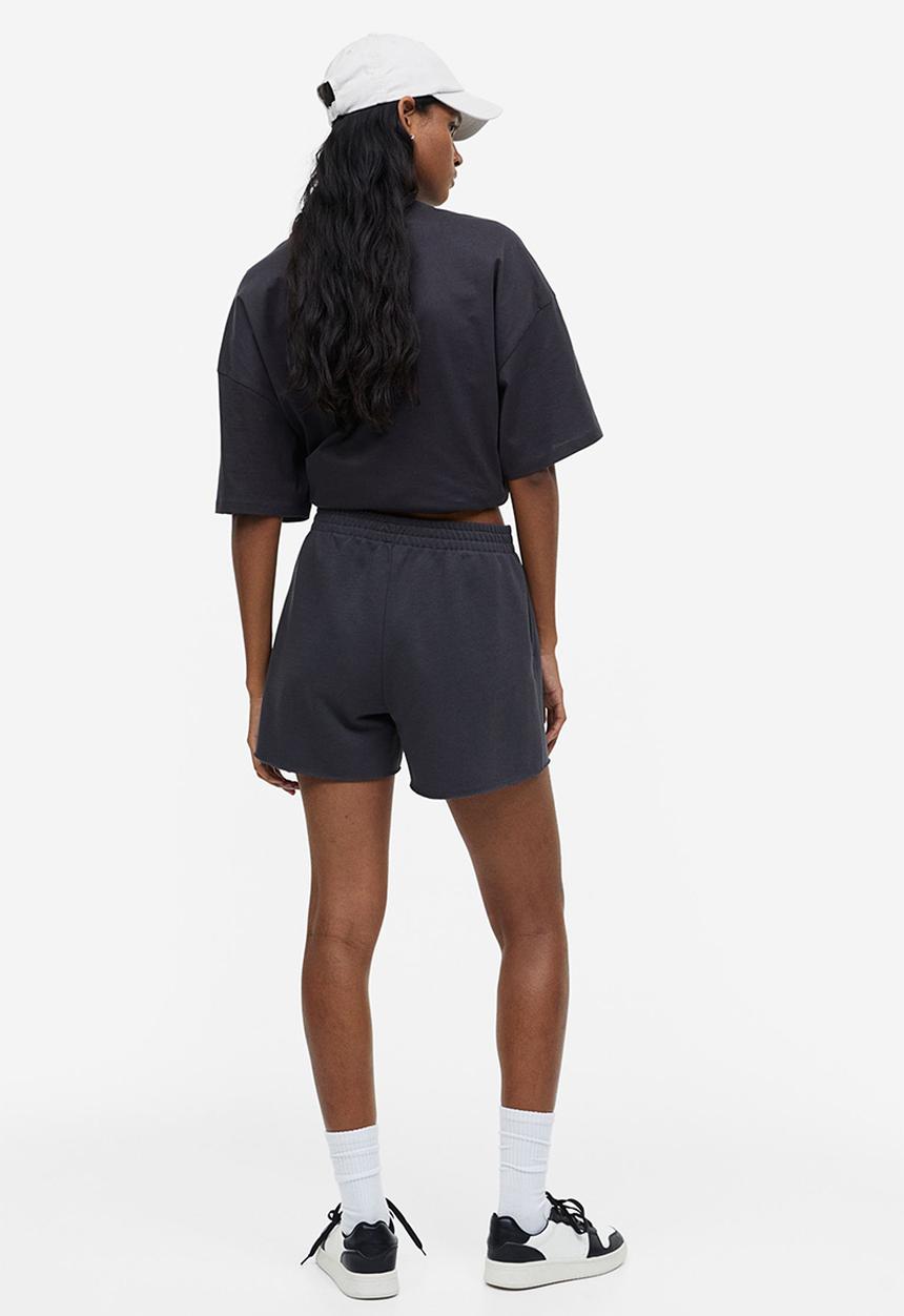 H&M - Printed sweat shorts - grey