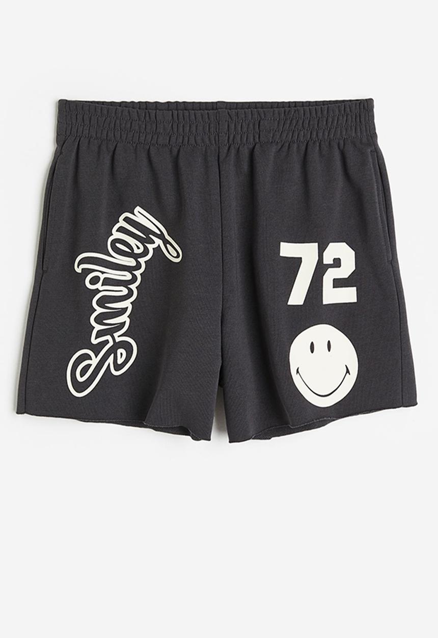 H&M - Printed sweat shorts - grey