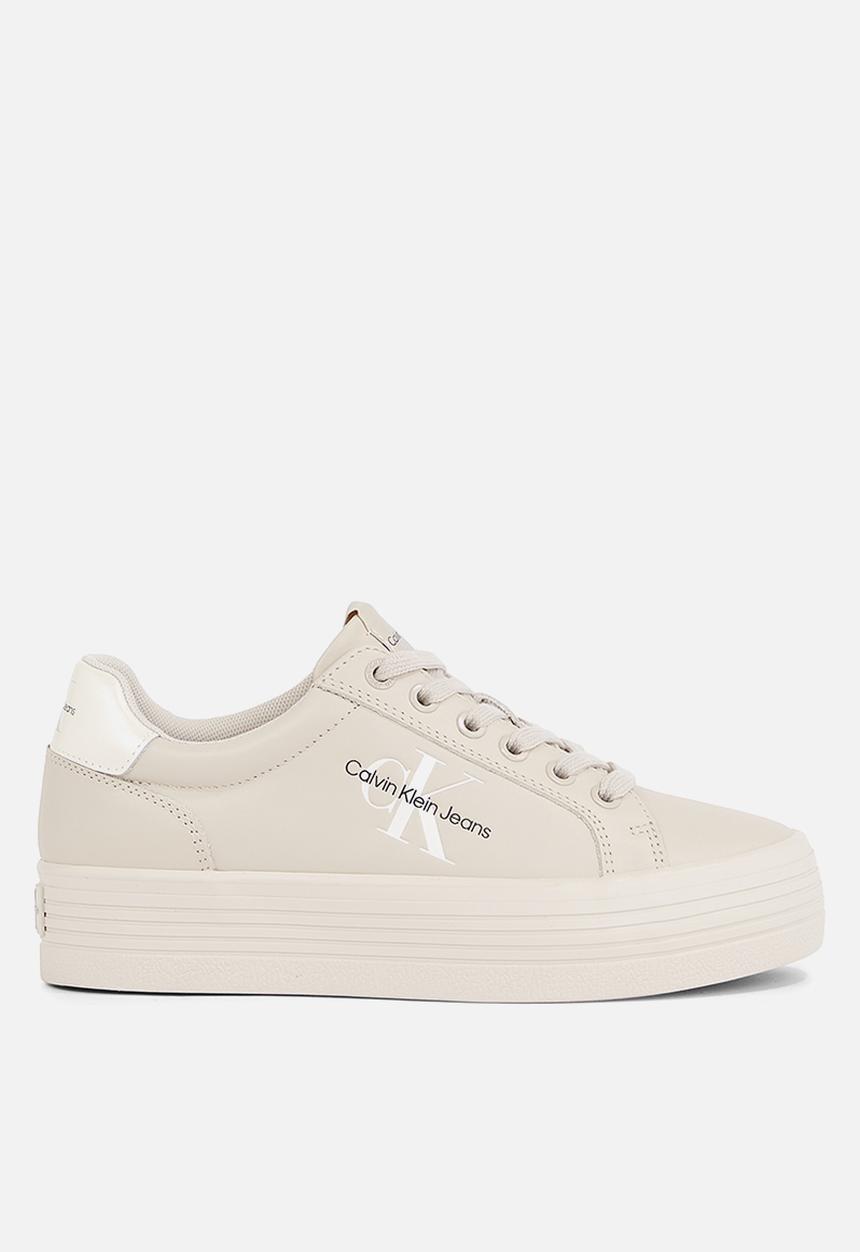 Calvin Klein - Vulc flatform laceup pearl - eggshell/pearlized creamy white