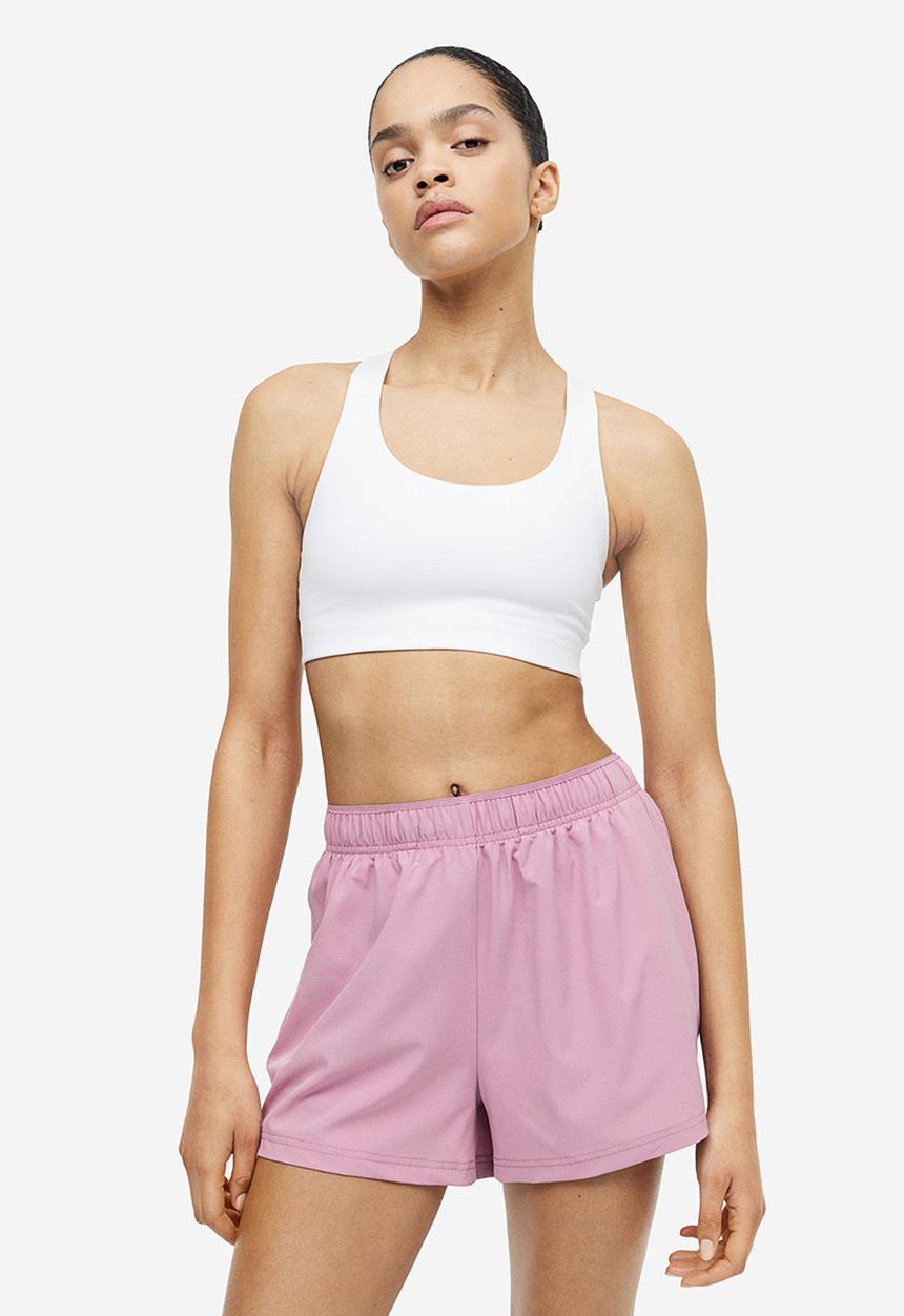 H&M - Drymove™ sports shorts - pink