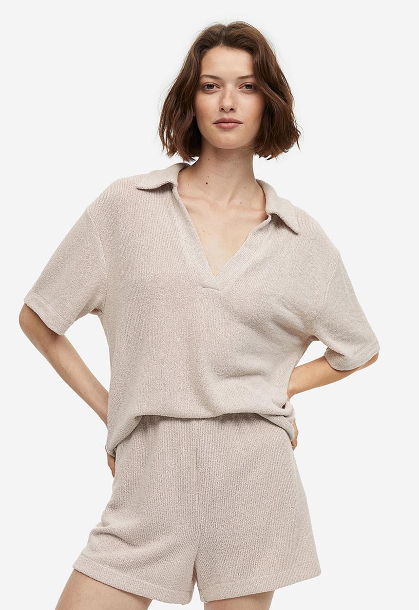 H&M - Jersey shorts - beige