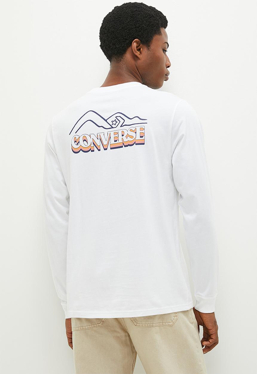Converse - Cc Winter Vibes Long sleeve Graphic Tee - White