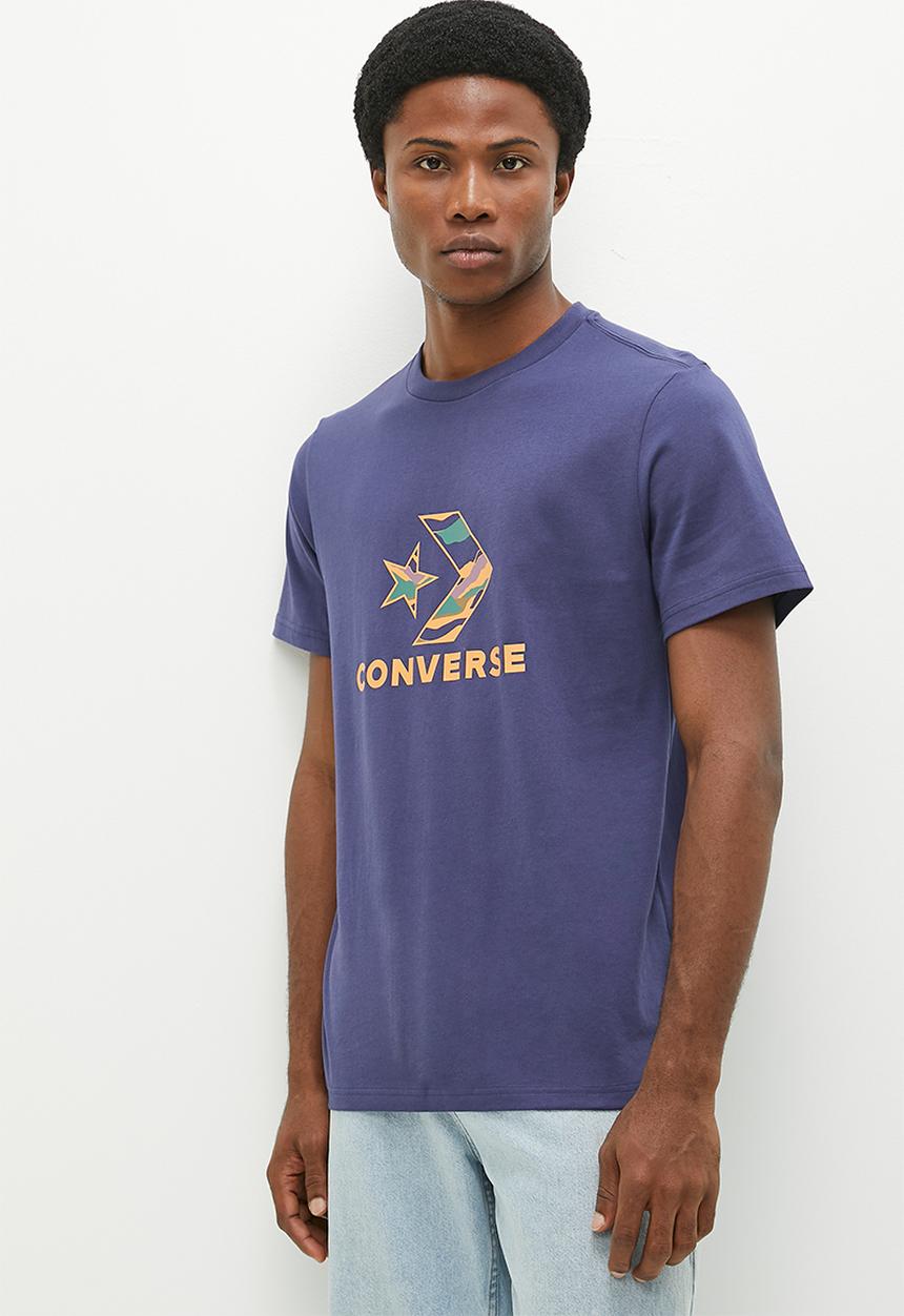 Converse - Winter star chev fill graphic tee - uncharted waters