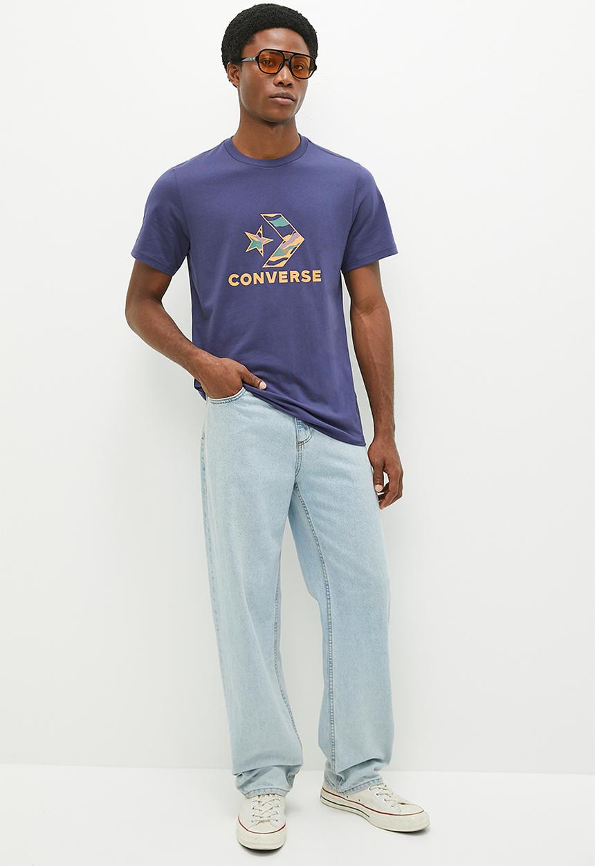 Converse - Winter star chev fill graphic tee - uncharted waters