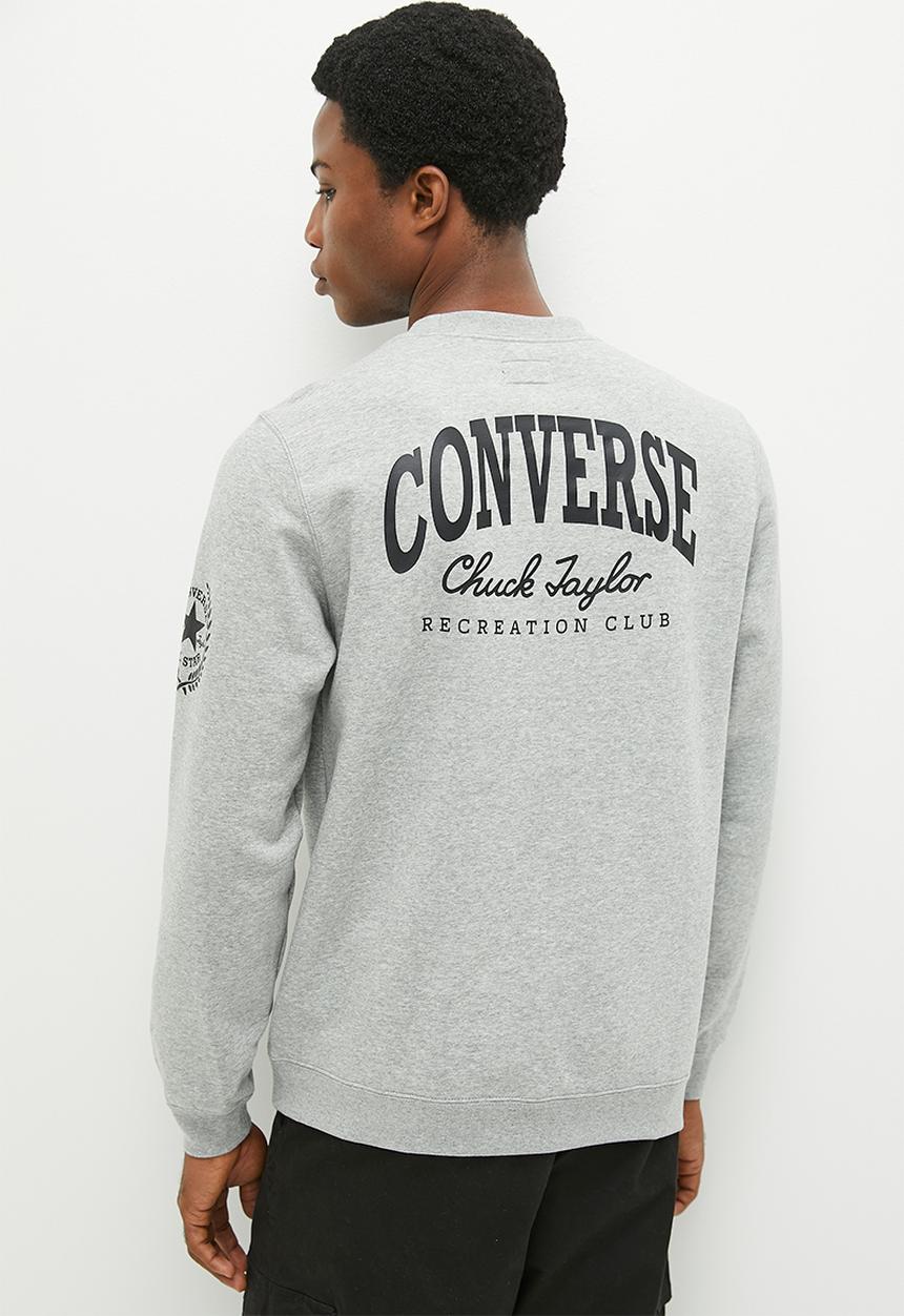 Converse - Chuck Retro Graphic Crew - Vintage Grey Heather