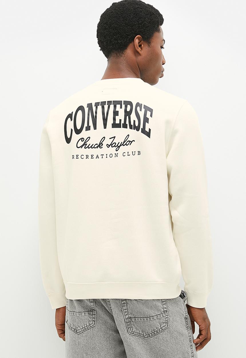 Converse - Chuck retro graphic crew - converse egret