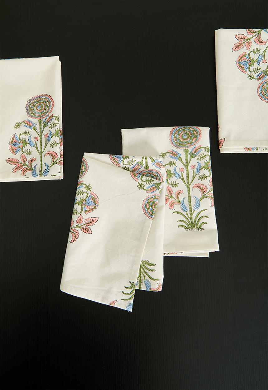 Sixth Floor - Aubrey Napkin Set of 4 - Neutral 