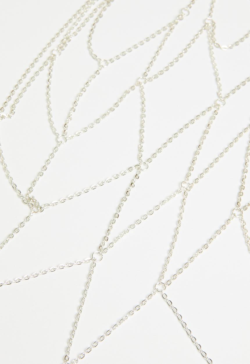 Superbalist - Billie body chain - silver