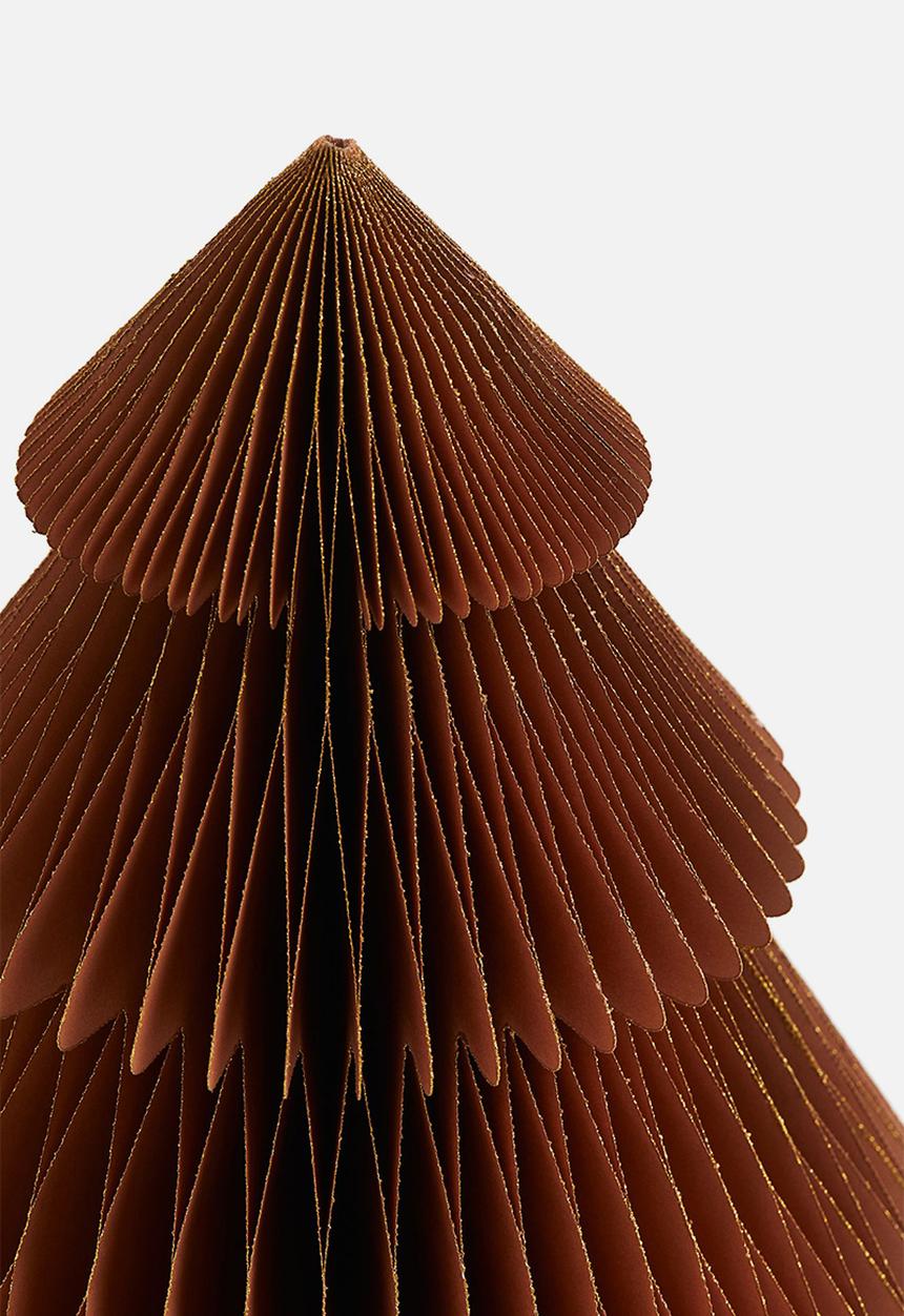 H&M - Paper tree christmas decoration - brown