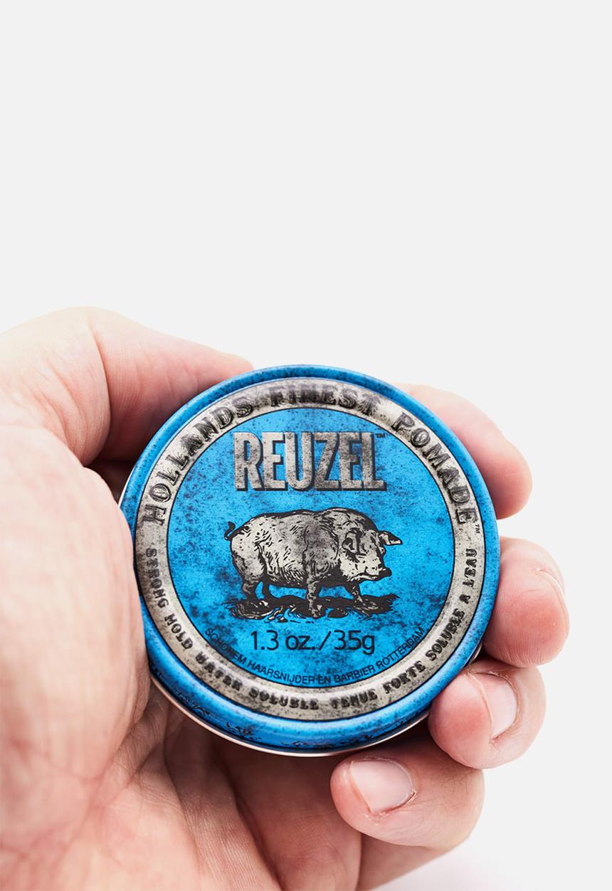 REUZEL - Blue Strong Hold Water Soluble Pomade  - 35g