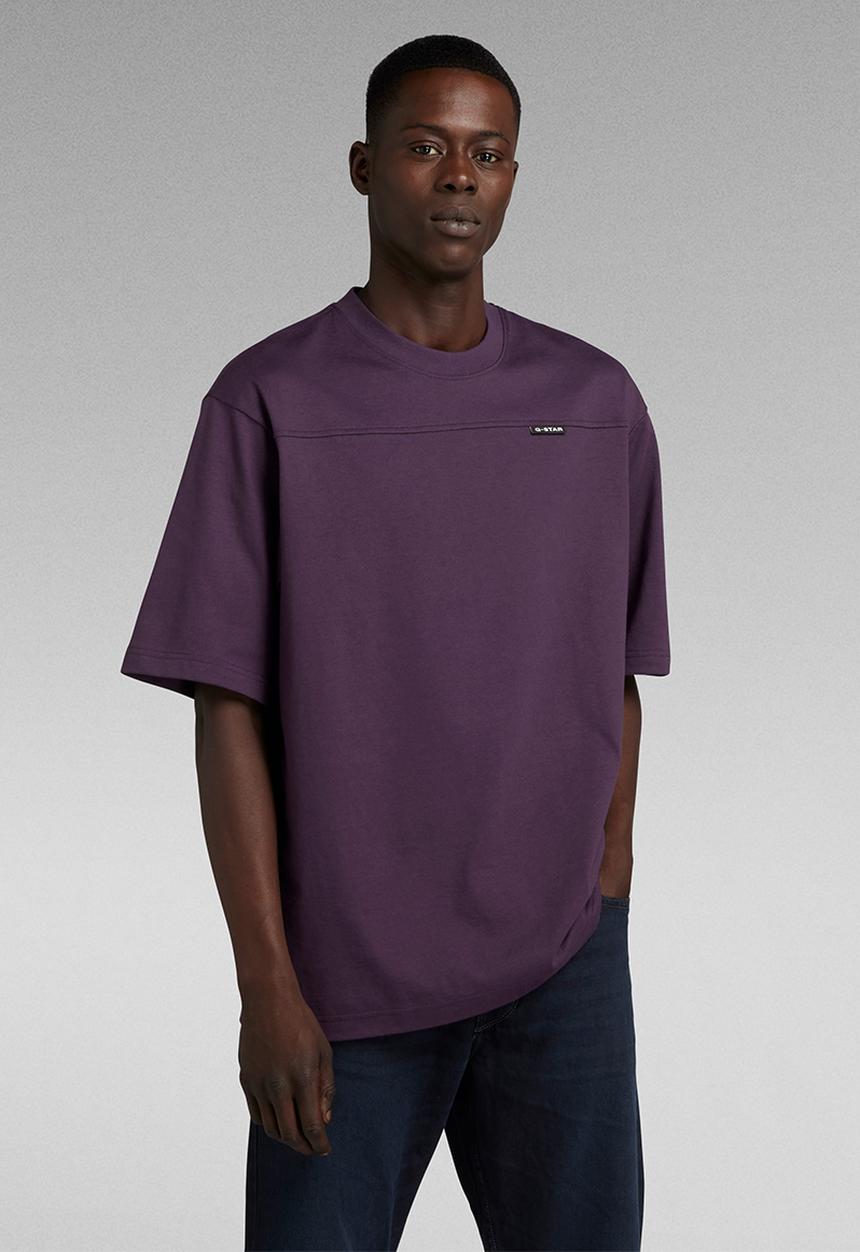 G-STAR - Boxy base 2.0 r t dry jersey o - lt maze