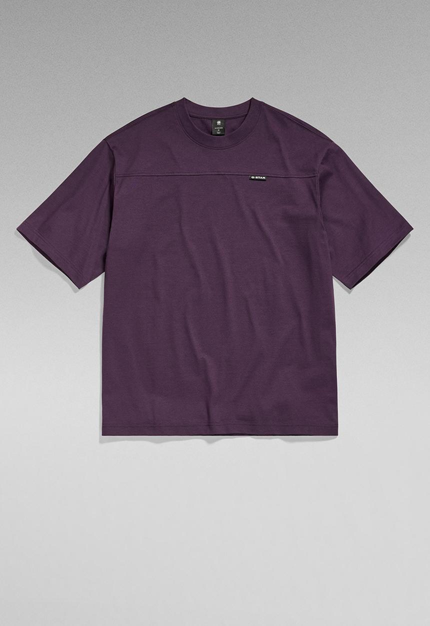 G-STAR - Boxy base 2.0 r t dry jersey o - lt maze