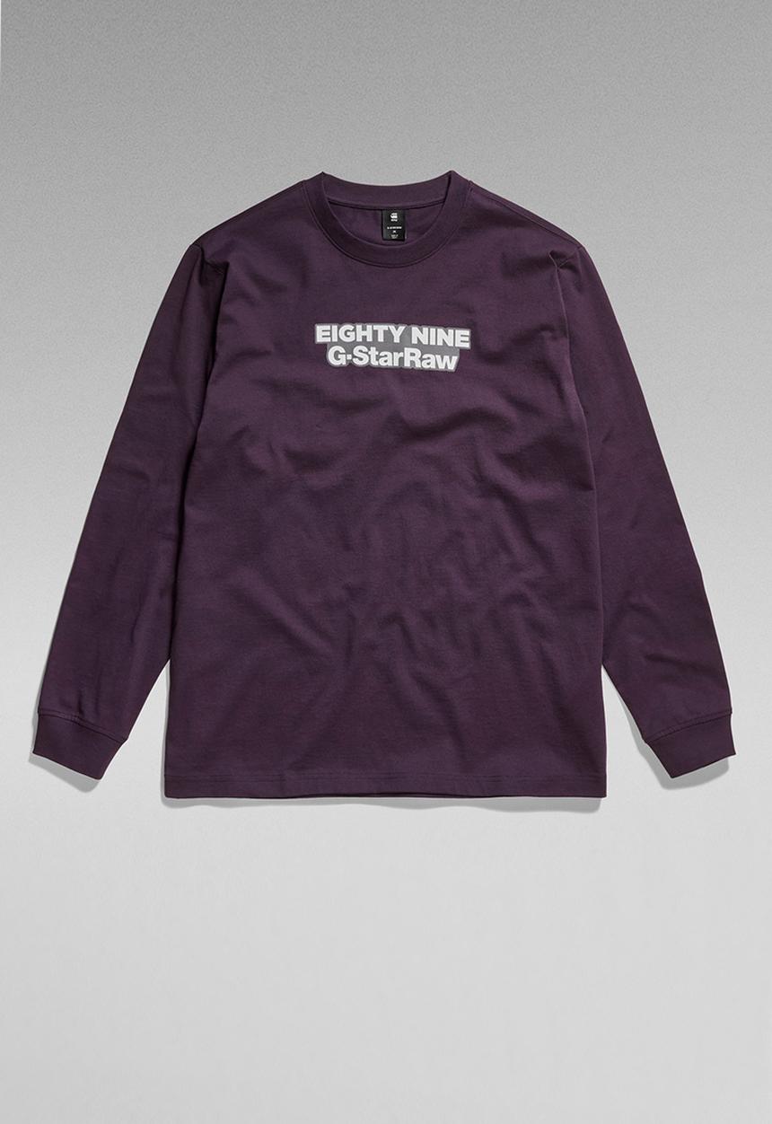 G-STAR - Eighty nine gr loose r t l\s dry jersey o - lt maze