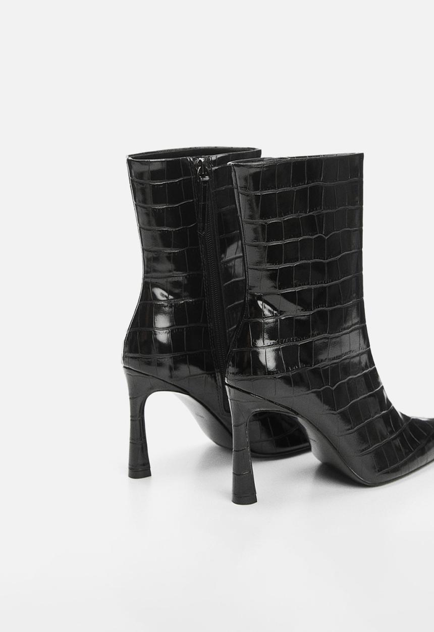 MANGO - Moderat ankle boot - black