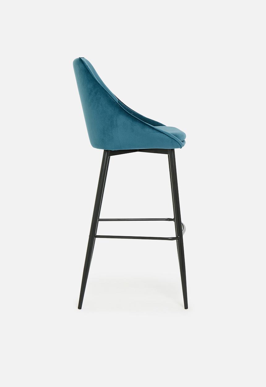 Sixth Floor - Zakary bar chair - blue