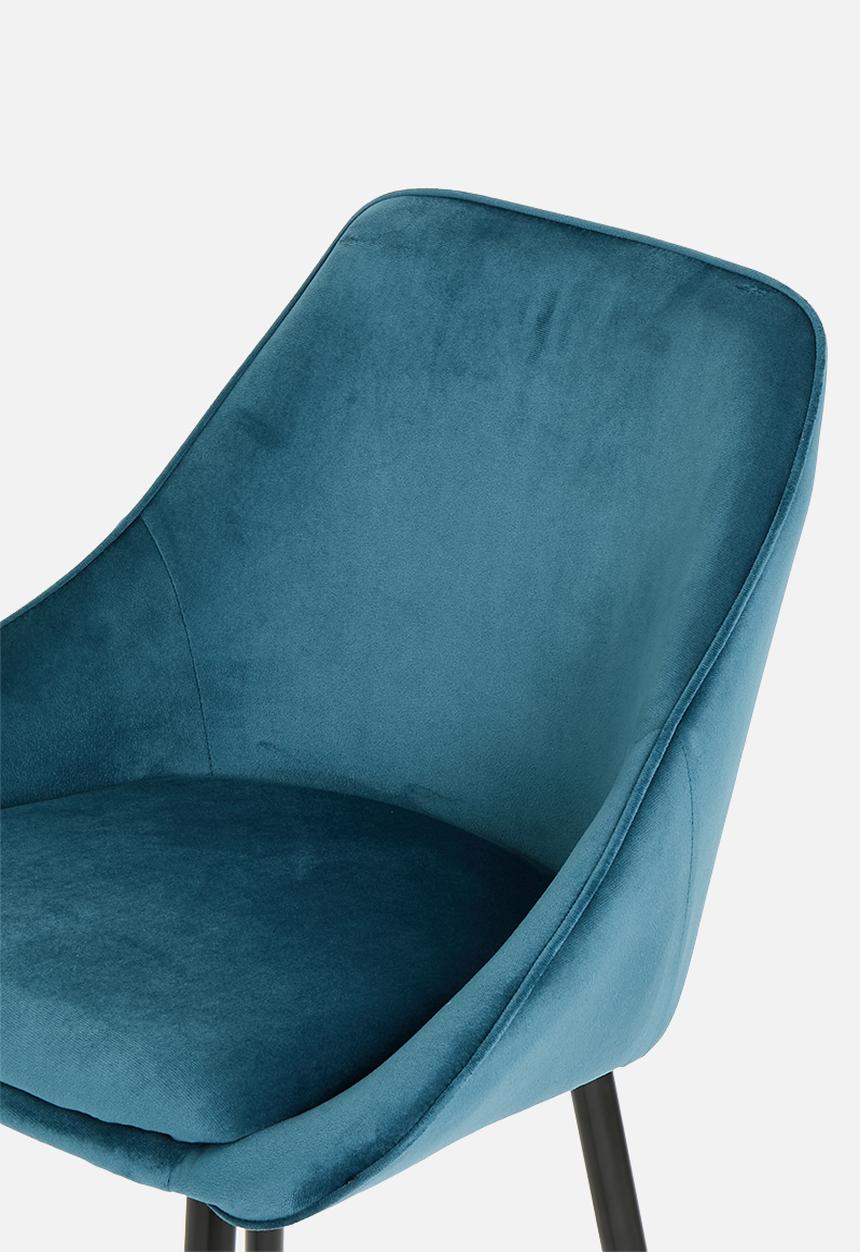 Sixth Floor - Zakary bar chair - blue