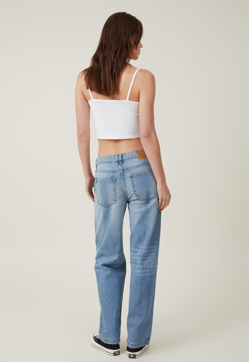 Cotton On - Low Rise Straight Jean - Surfers Blue
